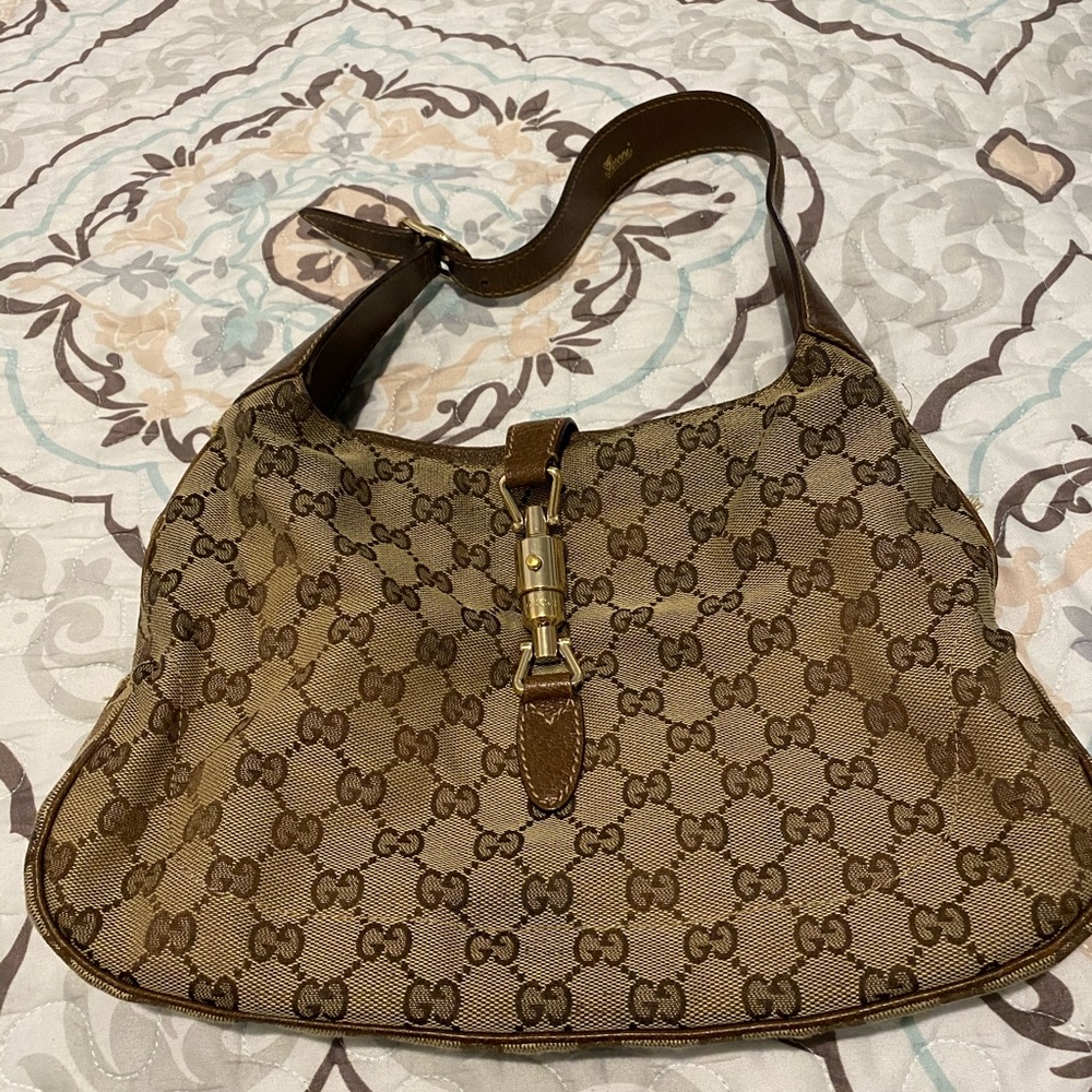 Gucci Jackie Serial 137335-002058 Brown Hobo Bag